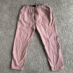 Lululemon Men's ABC Jogger Large Burgundy Warpstreme Performance Pocket Pants